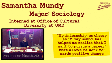 UMD Office of Cultural Diversity internship pic